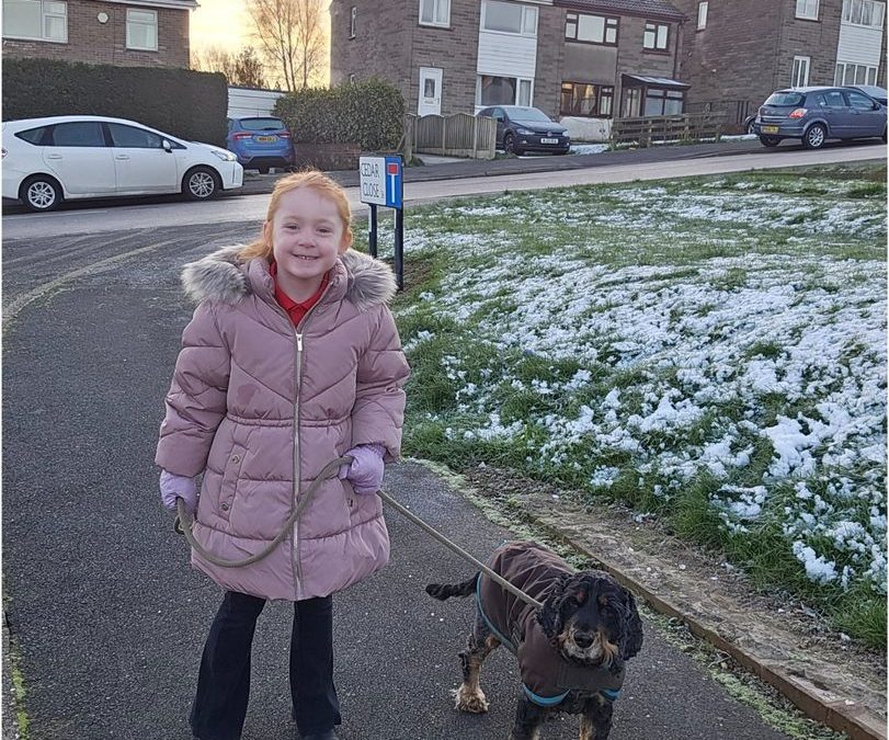 Walk to school selfie!